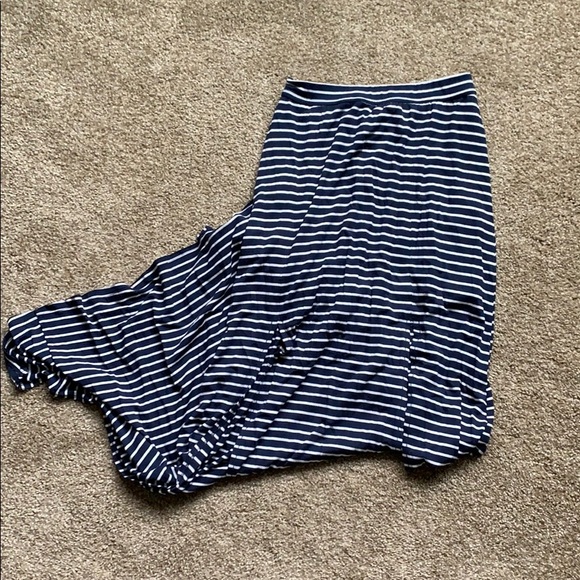 Abercrombie & Fitch Dresses & Skirts - Abercrombie Navy & White Striped Maxi Skirt